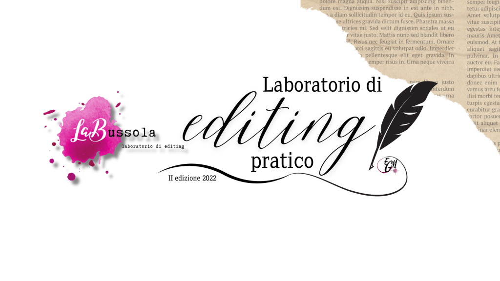 Laboratorio di editing pratico – settembre 2022